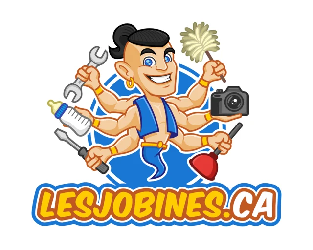 Jobbeux, la mascotte de Lesjobines.ca, qui ouvre grand ses six bras